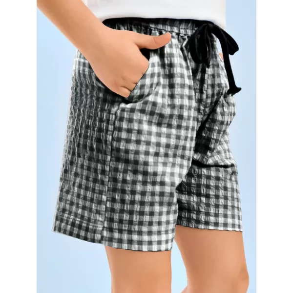 Haloumoning Boys Shorts Summer Casual Drawstring High Waisted Shorts with Pockets 5-14 Years