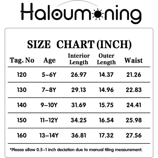 Haloumoning Boys Sports Leggings with Shorts Kids 2 in 1 Running Workout Athletic Legging Pants 5-14 Years