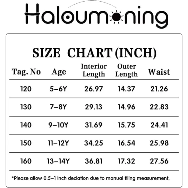 Haloumoning Boys Sports Leggings with Shorts Kids 2 in 1 Running Workout Athletic Legging Pants 5-14 Years