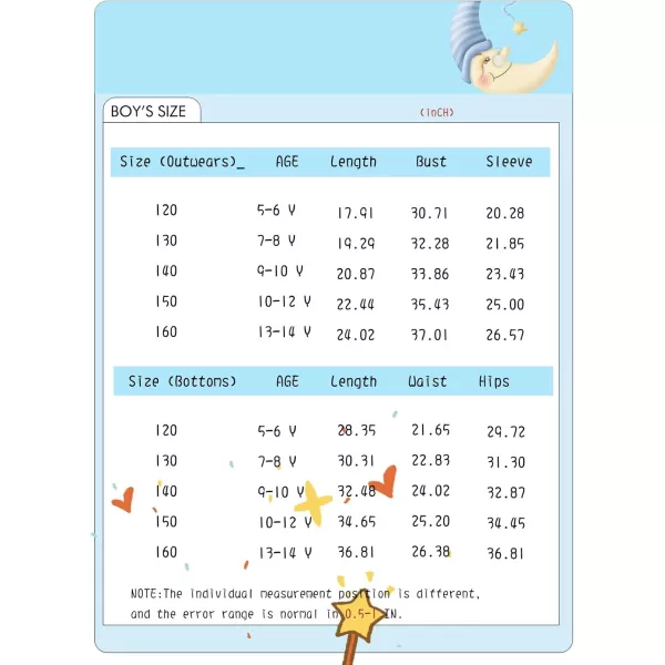 Haloumoning Boys Sweatsuits 2 Piece Outfits Long Sleeve Hoodie Sweatshirt and Jogger Sweatpants Clothing Sets 5-14 Years