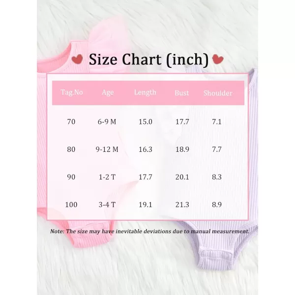 Haloumoning Newborn Baby Girl Ribbed Ruffle Romper Bodysuit Short Sleeve Infant Clothes