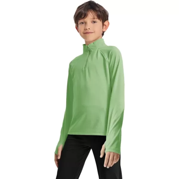 Boys Athletic Dry Fit Shirts Cooling Performance Long Sleeve Tshirts 4-14 years