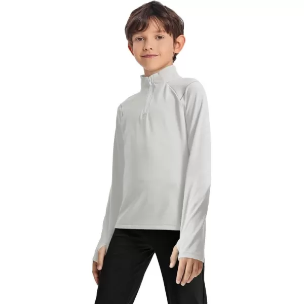Boys Athletic Dry Fit Shirts Cooling Performance Long Sleeve Tshirts 4-14 years