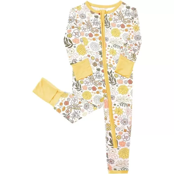Haloumoning Baby Girl Clothes Long Sleeve Romper Zipper Bodysuit Jumpsuit One Piece Outfits 3-12 Months