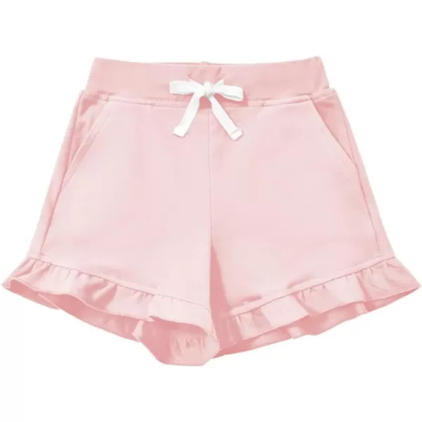 Haloumoning Baby Girls Shorts Cotton Ruffle Playing Shorts Cute Summer Clothes with Pockets