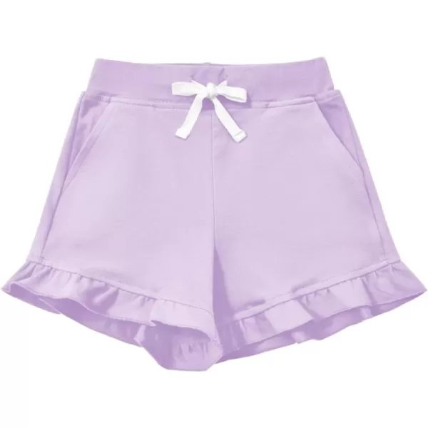 Haloumoning Baby Girls Shorts Cotton Ruffle Playing Shorts Cute Summer Clothes with Pockets