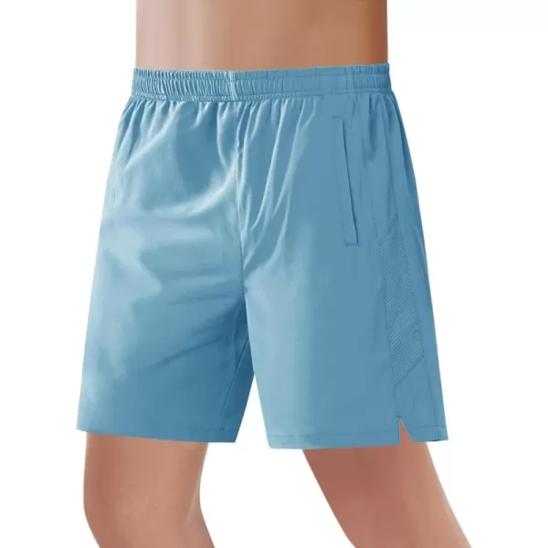 Haloumoning Boys Athletic Shorts Quick Dry Kids Summer Casual Elastic Waist Basketball Shorts with Pockets 5-14 Years