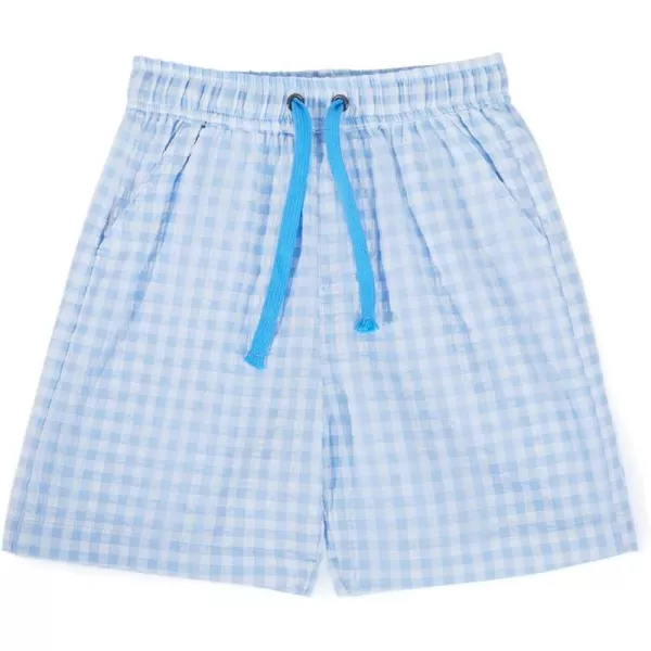 Haloumoning Boys Shorts Summer Casual Drawstring High Waisted Shorts with Pockets 5-14 Years