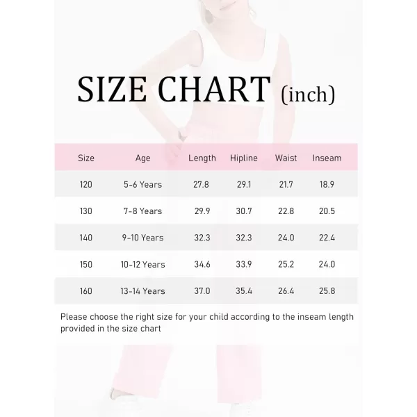Girls Kids Cargo Sweatpants Wide Straight Leg Jogger Pants 5-14 years