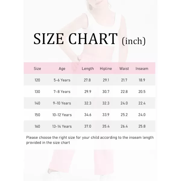 Girls Kids Cargo Sweatpants Wide Straight Leg Jogger Pants 5-14 years