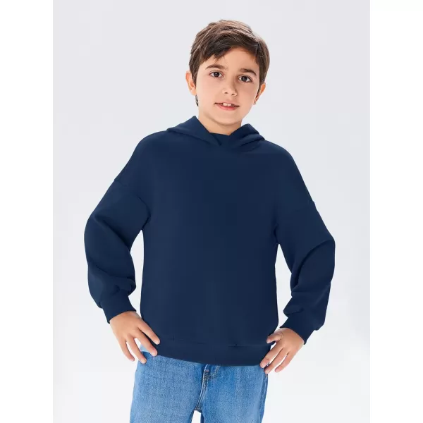 Haloumoning Boys Oversized Fleece Hoodies Kids Fashion Hooded Sweatshirts with Pockets 5-14 Years