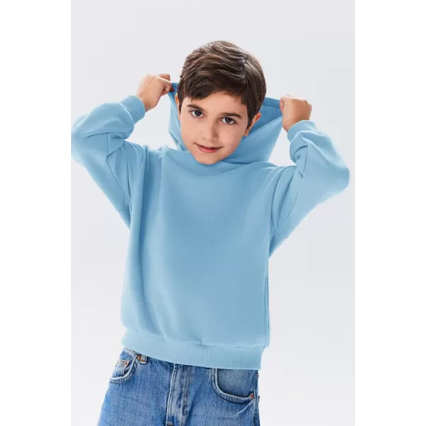 Haloumoning Boys Oversized Fleece Hoodies Kids Fashion Hooded Sweatshirts with Pockets 5-14 Years