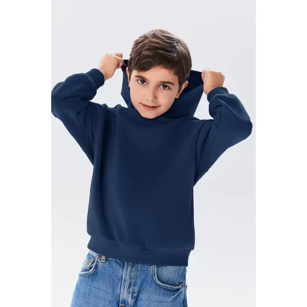 Haloumoning Boys Oversized Fleece Hoodies Kids Fashion Hooded Sweatshirts with Pockets 5-14 Years