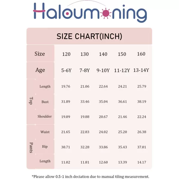 Haloumoning Girls 2 Piece Outfits Kids Fashion Short Sleeve Button Down Oversized Shirts And Shorts Set 5-14 Years