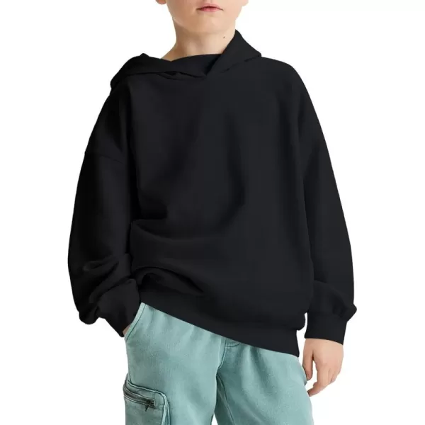 Haloumoning Boys Oversized Fleece Hoodies Kids Fashion Hooded Sweatshirts with Pockets 5-14 Years