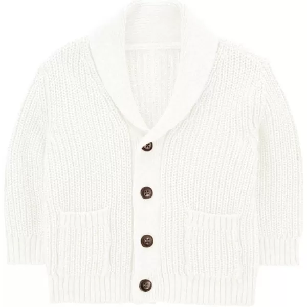 Haloumoning Boy's Shawl Collar Cardigan Sweater Button Down Long Sleeve Knitted Outwear Sweater Coats with Pockets