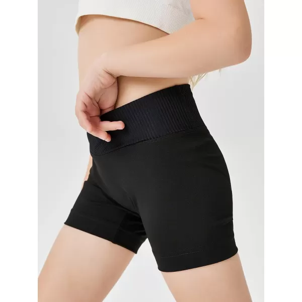 Girls Athletic Shorts Slim Tummy Control V Cross Waist Short Leggings Bike Dance Gymnastics Shorts
