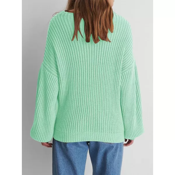 Girls Oversized Long Sleeve Sweaters Kids Drop Shoulder Batwing Crewneck Pullover Clothes 5-14 Years
