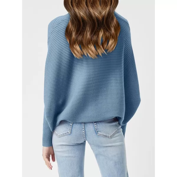 Girls Oversized Sweater Kids Fashion Batwing Sleeve Ribbed Knit Pullover Tops 5-14 Years