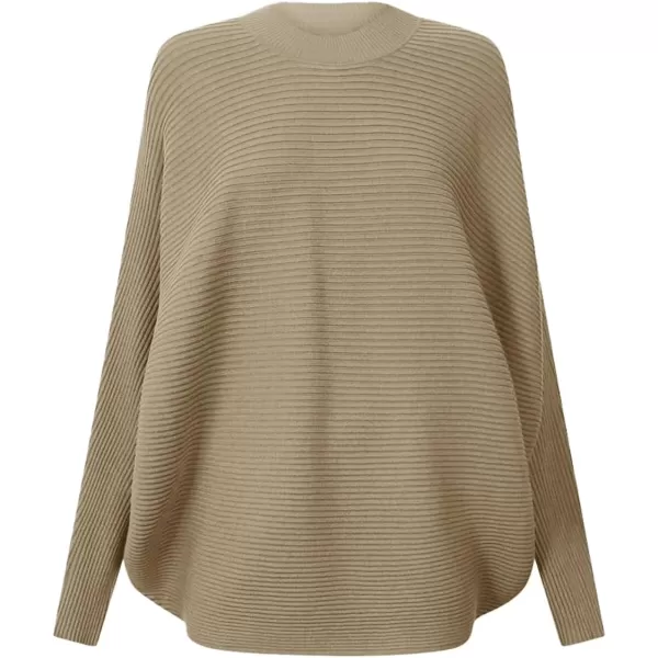 Girls Oversized Sweater Kids Fashion Batwing Sleeve Ribbed Knit Pullover Tops 5-14 Years