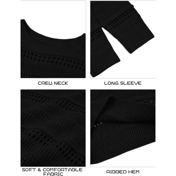 Girls Sweaters Kids Fashion Hollow Out Knit Pullover Clothes 5-14 Years
