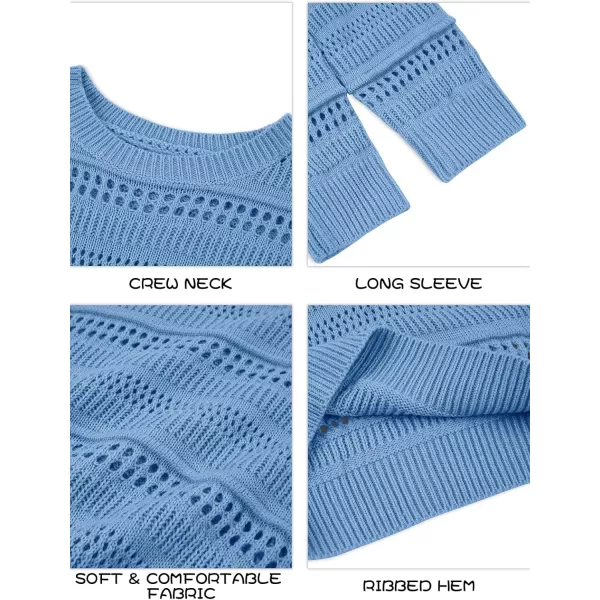 Girls Sweaters Kids Fashion Hollow Out Knit Pullover Clothes 5-14 Years