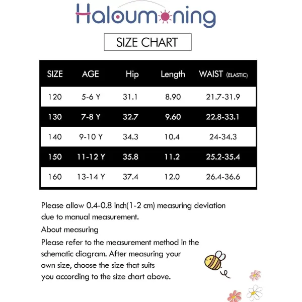Haloumoning Girls Flowy Shorts Kids Casual Elastic Waist Pleated Athletic Running Workout Dolphin Shorts