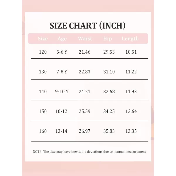 Haloumoning Girls High Waist Wrap Skorts Summer 2 in 1 Running Mini Slit Hem Skort Shorts 5-14Y