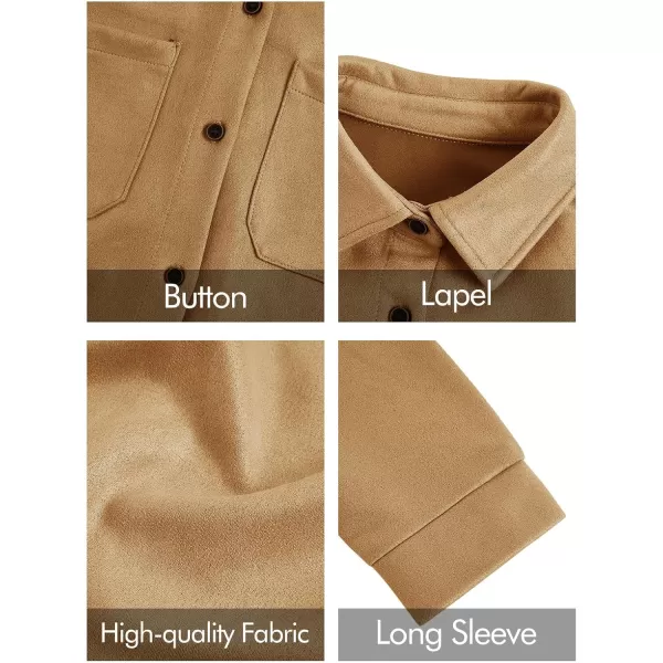 Haloumoning Girls' Shacket Button Down Lightweight Jacket Teen Girls Mid Length Oversized Trench Coat