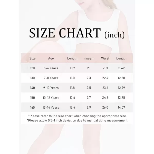 Haloumoning Girls Shorts Kids Casual High Waisted School Uniform Shorts with Pockets 5-14 Years