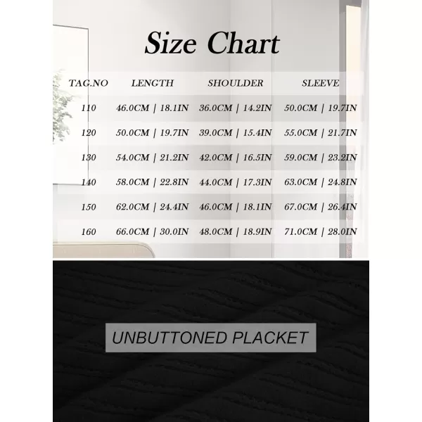 Haloumoning Kids Girls Open Front Cardigan Sweaters Long Sleeve Cable Knit Fashion Clothes with Pockets 5-14 Years
