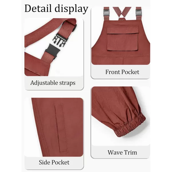 Haloumoning Girls Bib Overalls Summer Outfits Adjustable Strap Long Pants Casual Rompers Jumpsuits with Pockets 5-14 Years