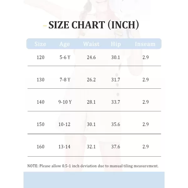 Haloumoning Girls Corduroy Overall Shorts Kids Cute Romper Shortalls with Pockets 5-14 Years