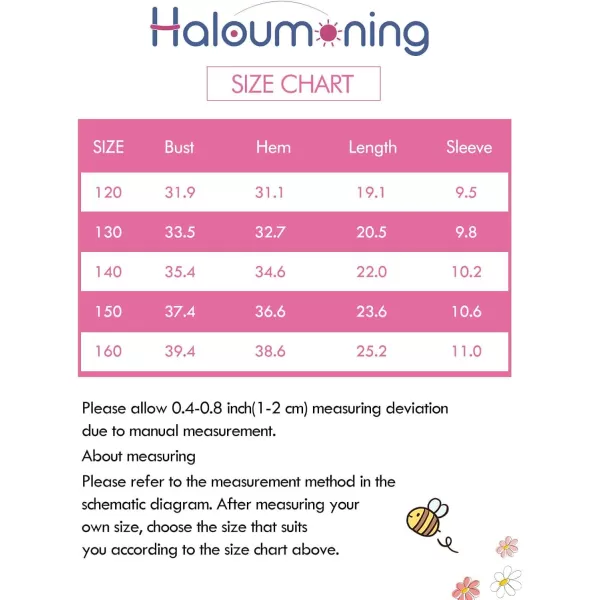 Haloumoning Girls Oversized T-Shirts Short Sleeve Crewneck Summer Casual Loose Tops Tees