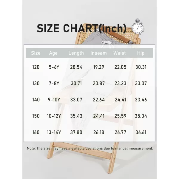 Haloumoning Boys Cargo Pants Casual Kids Joggers Elastic Waist Athletic Loose Straight Sweatpants 5-14 Years