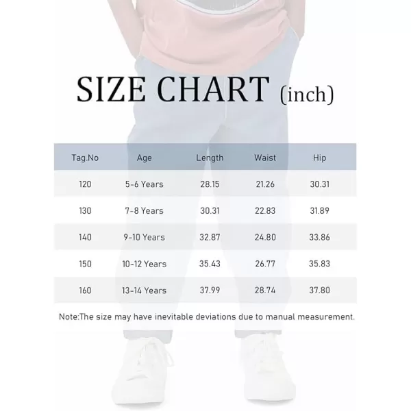 Haloumoning Boys Elastic Waist Jeans Kids Fashion Loose Fit Straight Leg Denim Pants with Pockets