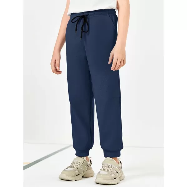 Haloumoning Boys Jogger Pants Kids Fashion Elastic Waist Drawstring Sweatpants with Pockets 5-14 Years