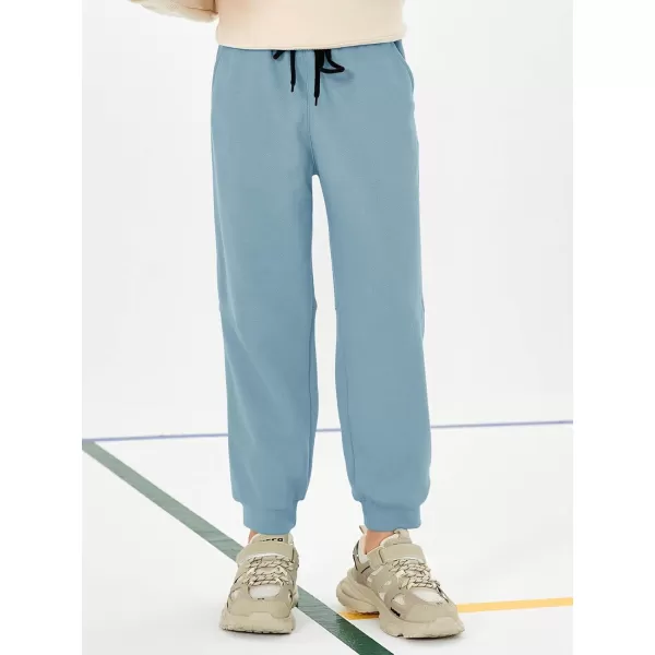 Haloumoning Boys Jogger Pants Kids Fashion Elastic Waist Drawstring Sweatpants with Pockets 5-14 Years