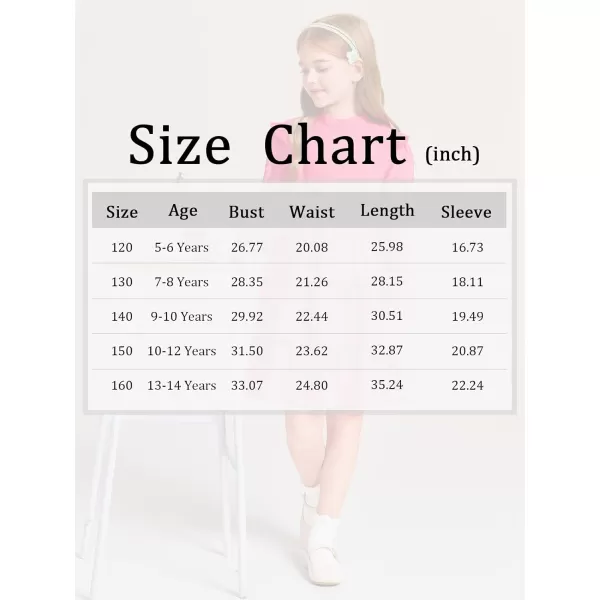 Haloumoning Girls Ruffle Tiered Dresses Kids Cute Solid Long Sleeve Boho Dress 5-14 Years