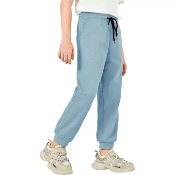 Haloumoning Boys Jogger Pants Kids Fashion Elastic Waist Drawstring Sweatpants with Pockets 5-14 Years