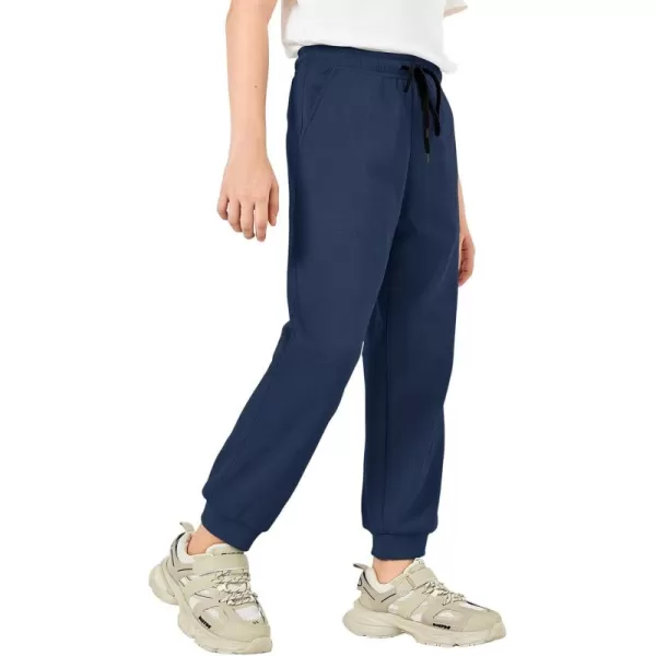 Haloumoning Boys Jogger Pants Kids Fashion Elastic Waist Drawstring Sweatpants with Pockets 5-14 Years