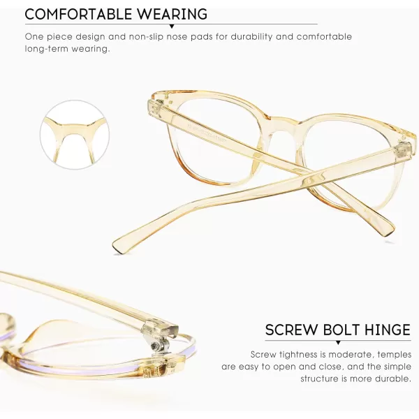 SUNGAIT Spring Hinge Blue Light Blocking Glasses Anti Blue Ray Digital Screen Glasses