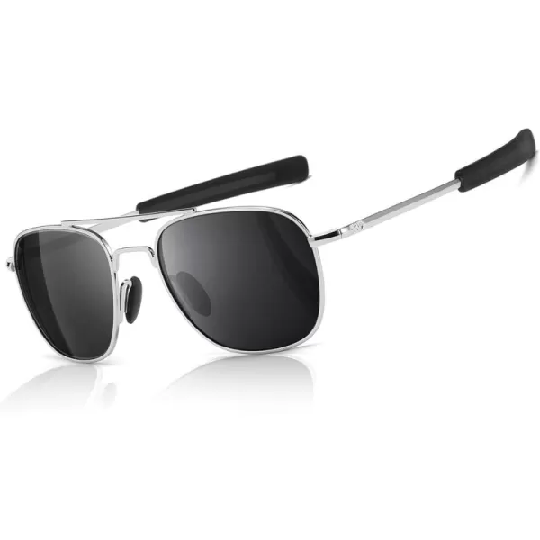 Silver Frame/Gray Lens