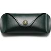 imageSUNGAIT Sunglass Case for Men Women Portable Leather Eyeglasses Case Hard Shell  Slim Case for Multiple SunglassesDark Green