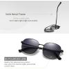 imageSUNGAIT Classic Square Frame Sunglasses for Women Men Trendy UV400 Protection Polarized LightweightBlack Frame Gray Gradient Lens