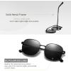 imageSUNGAIT Classic Square Frame Sunglasses for Women Men Trendy UV400 Protection Polarized LightweightBlack Frame Gray Lens
