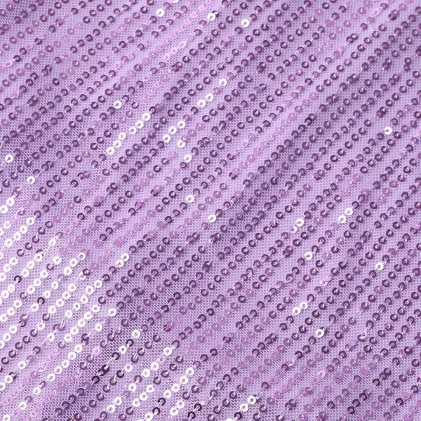 Girls Sequin Dress Halter Neck HandBeaded Tassel Elegant Birthday Wedding Party Maxi DressesPurple