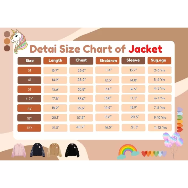 WELAKEN Girls Unicorn Fleece Fullzip Sequin Sleeves Jacket with Pocket for Toddler ampamp KidsLight Blue