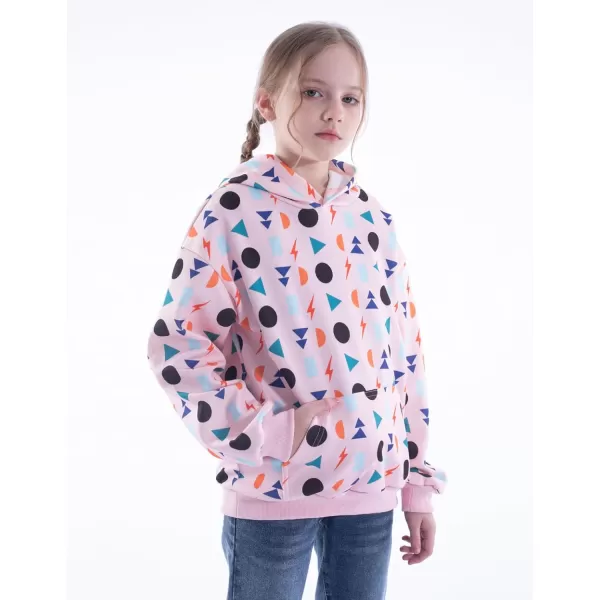 WELAKEN Girls and Toddlers Pullover Printed Hoodie Sweatshirt with Kangaroo PocketGraphics