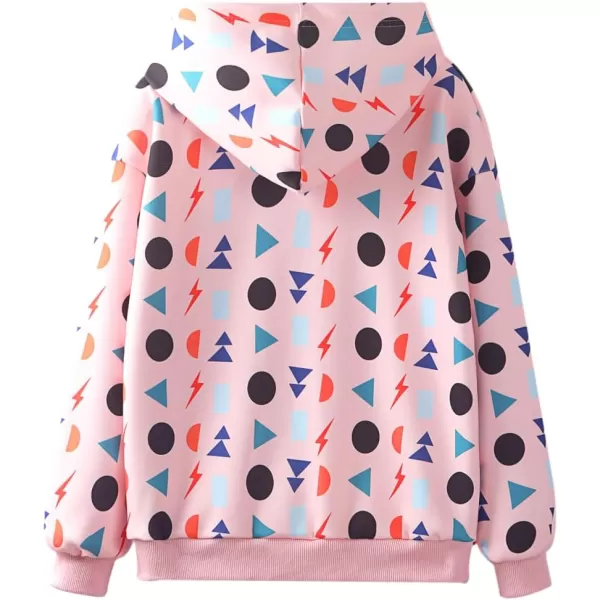 WELAKEN Girls and Toddlers Pullover Printed Hoodie Sweatshirt with Kangaroo PocketGraphics